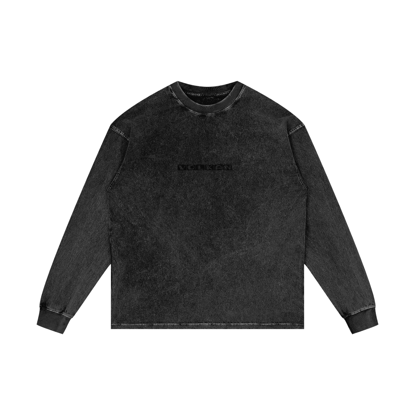 Acid Wash Oversize Long Sleeve T-Shirt - 250 GSM